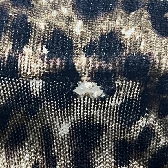 Rebecca Malone Women’s Plus Size Animal Print Crewneck Sweater Sz 1X - Picture 9 of 10